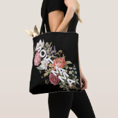 Zachte Mama Bloem Typografie Ontwerp  Tote Bag (Dichtbij)