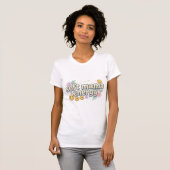 Zachte Mama Energie Retro T-shirt (Voorkant volledig)