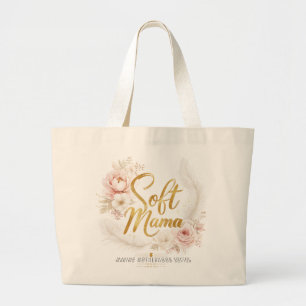 Zachte Mama: Moederschap met Zachtheid en Schoonhe Grote Tote Bag