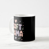 Zachte Mama Pastel Typografie Ontwerp Koffiemok (Voorkant links)