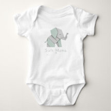 Zachte Mama Schattig Pastel Olifant – Minimalistis