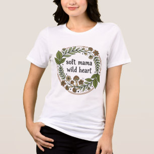 Zachte Mama Wild Hart Tri-Blend Shirt