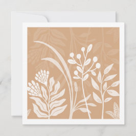Zachte Marigold Folk Botanische Tuin Kunstkaart Kaart