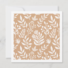 Zachte Marigold Scandi Folk Botanische Kunstkaart Kaart