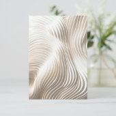 Zachte marmeren huwelijksmaaltijd keuzes RSVP (Staand voorkant)