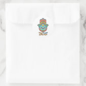 Zachte Marokkaanse Kawaii Hamsa Hamsa Hand Sticker (Tas)