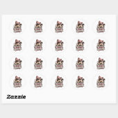 Zachte Meisje Harde Kat Moeder Sticker | Schattige (Vel)