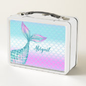 Zachte Meisjesachtige Paarse Turquoise Zeemeerminn (Achterkant)