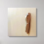 Zachte Melkkikker op Uitgerekt Canvas Print (Voorkant)