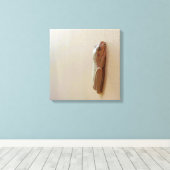 Zachte Melkkikker op Uitgerekt Canvas Print (Insitu (Houten vloer))