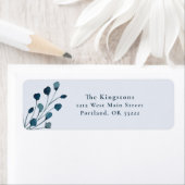 Zachte, met de hand geschilderde waterverf, floral etiket (Insitu)