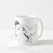 Zachte metgezellen in inkt koffiemok (Voorkant rechts)