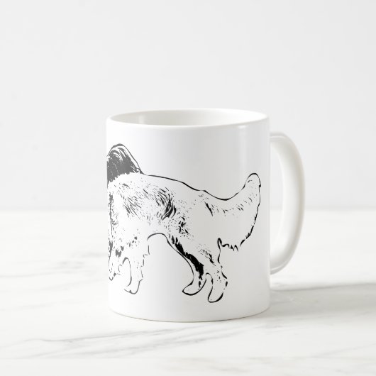 Zachte metgezellen in inkt koffiemok (Voorkant rechts)