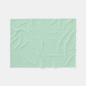 Zachte Mintgroene Fleece Deken – Knus & Stijlvol (Voorkant (Horizontaal))