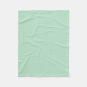 Zachte Mintgroene Fleece Deken – Knus & Stijlvol (Voorkant)