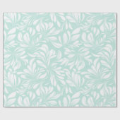 Zachte Mintgroene Verse Bries Abstract Patroon Cadeaupapier (Vlak)