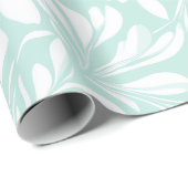 Zachte Mintgroene Verse Bries Abstract Patroon Cadeaupapier (Rol Hoek)