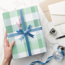Zachte Mintgroene Witte Verse Gingham Schotse Ruit