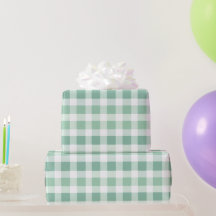 Zachte Mintgroene Witte Verse Gingham Schotse Ruit