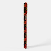 Zachte moderne boho elegante abstracte kunstpatroo iPhone hoesje (Rechterkant)