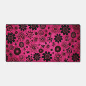 Zachte moderne trendy meisjesachtige bloempatroon  bureaumat (Voorkant)