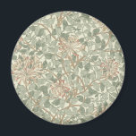 Zachte Moderne Zomer Floral Magneet<br><div class="desc">Dit zachte honingzuigpatroon komt uit de jaren 1800,  een perfect zacht ontwerp voor de perfecte bruiloft. Een  ondermaats bloemontwerp.</div>