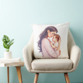 Zachte Moeder & Baby Liefde Kussen – Knus Huis Dec (Stoel)