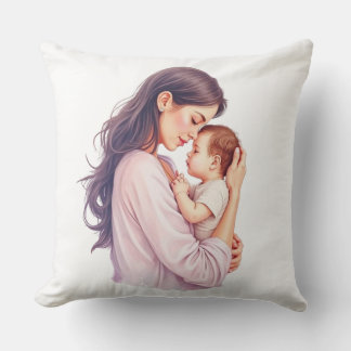 Zachte Moeder & Baby Liefde Kussen – Knus Huis Dec