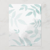 Zachte munt en grijze bruiloft — details informatiekaartje (Achterkant)