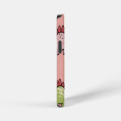 Zachte naadloze dinosauruspatroon iPhone hoesje (Rechterkant)