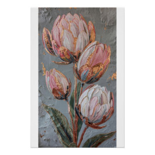 Zachte Natuurlijke Schoonheid – Schattige Artistie Perfect Poster