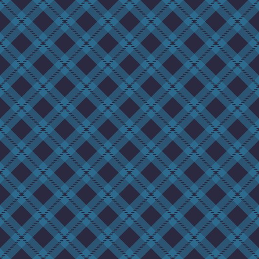 Zachte Navy Blue Geruite Deken Gezellig Comfort