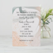 Zachte neutrale abstracte ontwerp  kaart (Staand voorkant)