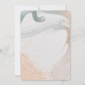 Zachte neutrale abstracte ontwerp  kaart (Achterkant)