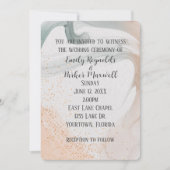 Zachte neutrale abstracte ontwerp kaart (Voorkant)