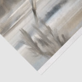 Zachte Neutrale Hengsten Met Bergdecoupage Tissuepapier (Detail)