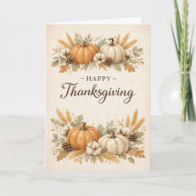 Zachte Neutrale Rustieke Thanksgiving Pompoen