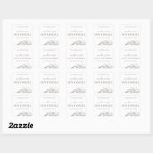 Zachte neutrale soja kaars etiketten (Vel)