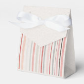 Zachte Neutrale Strepen Favoriet Doos Bedankdoosjes (Voorkant Zijde)