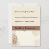 Zachte Neutrals voor elegante trouwfeesten Kaart (Voorkant)