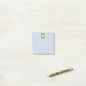 Zachte notitieblokjes met kikker, schoolspullen vo post-it® notes (Op bureau)
