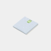 Zachte notitieblokjes met kikker, schoolspullen vo post-it® notes (Schuin)