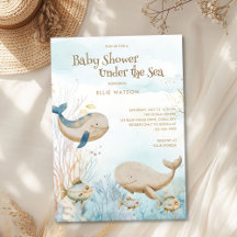 Zachte oceaanneutraal onder het Zeeen Baby shower