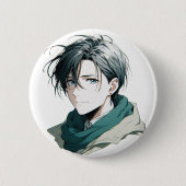 Zachte ogen ronde button 5,7 cm (Voorkant)