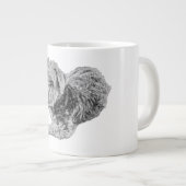 Zachte ogen, zachte ziel grote koffiekop (Voorkant rechts)