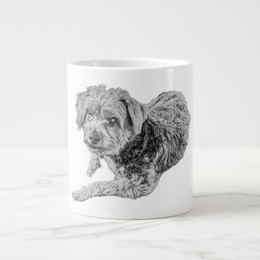 Zachte ogen, zachte ziel grote koffiekop (Voorkant)