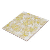 Zachte oleander bloemen tegeltje (Zijkant)