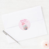 Zachte Olifant Baby Shower Bedankt Sticker (Envelop)