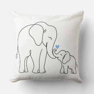 Zachte Olifant Omhelzing Kussen