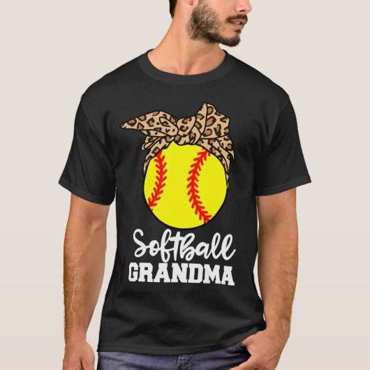 Zachte Oma Grappige Luipaard Oma T-shirt (Voorkant)